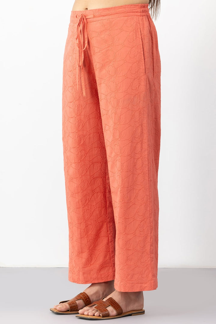 Orange Palazzo with Kurta