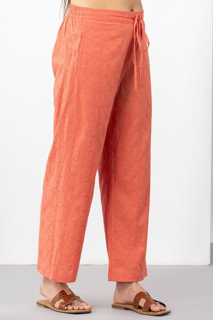 Orange Palazzo with Kurta