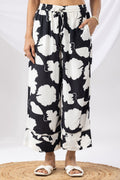 Black And White Printed Co-ord Palazzo