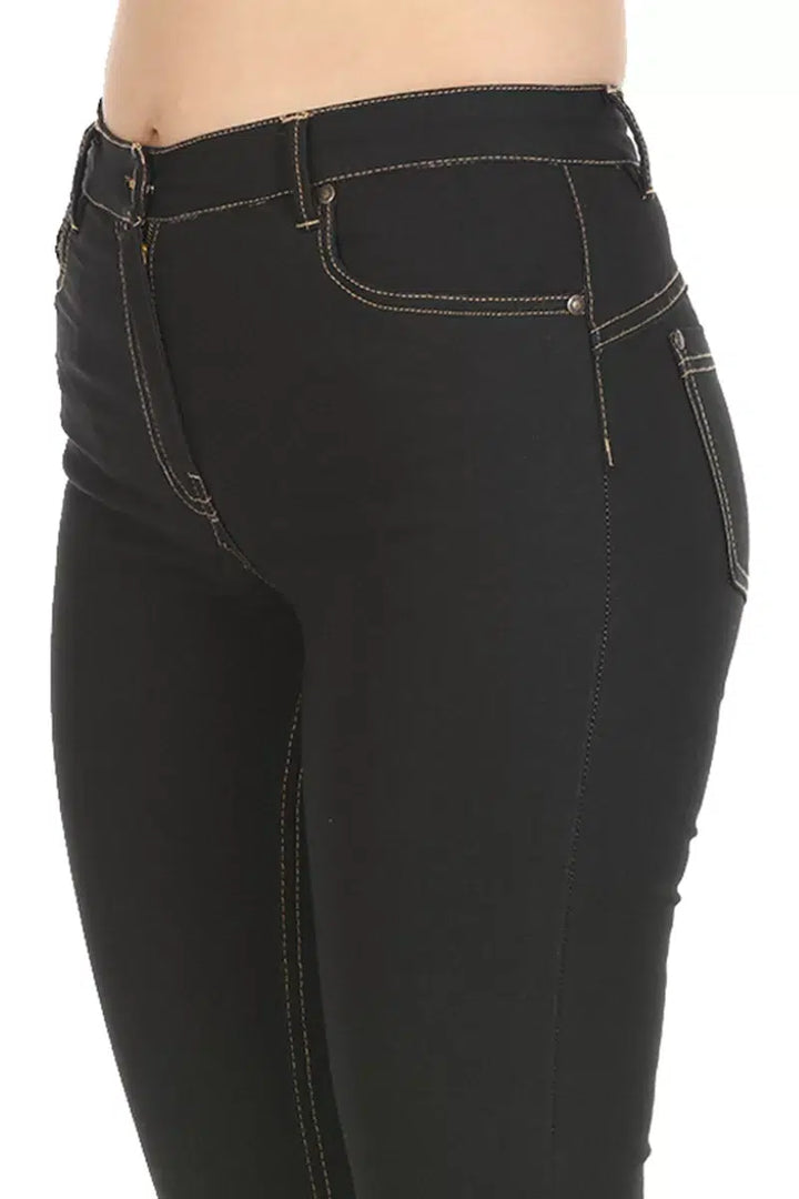 Black Solid Denim