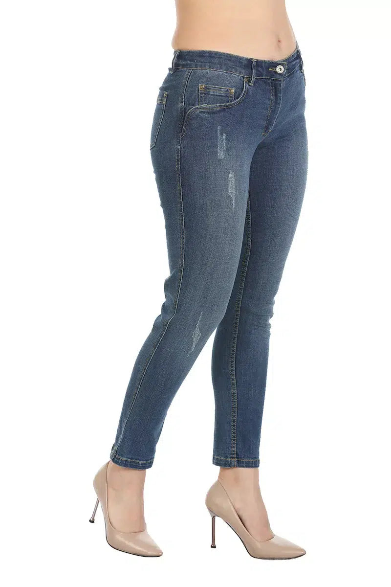 Blue Slim Fit Denim