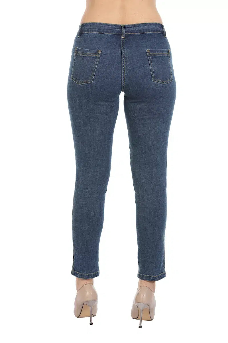 Blue Slim Fit Denim
