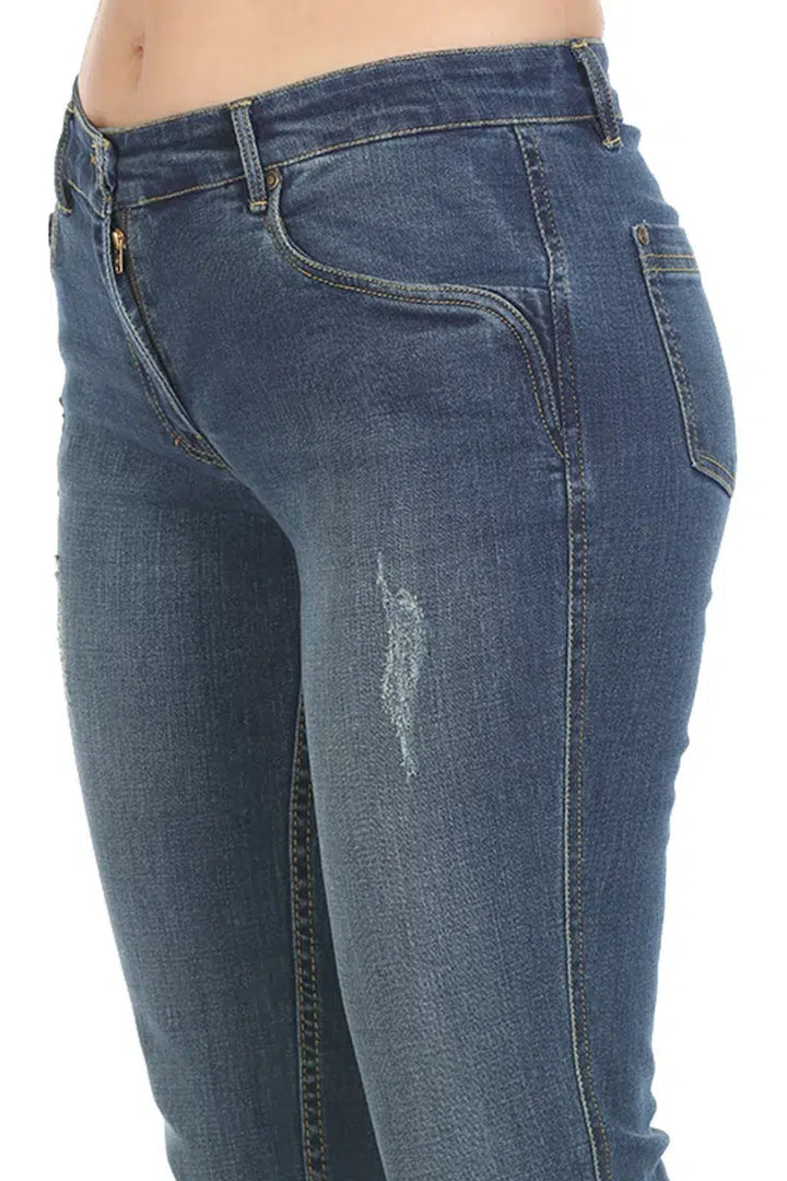 Blue Slim Fit Denim