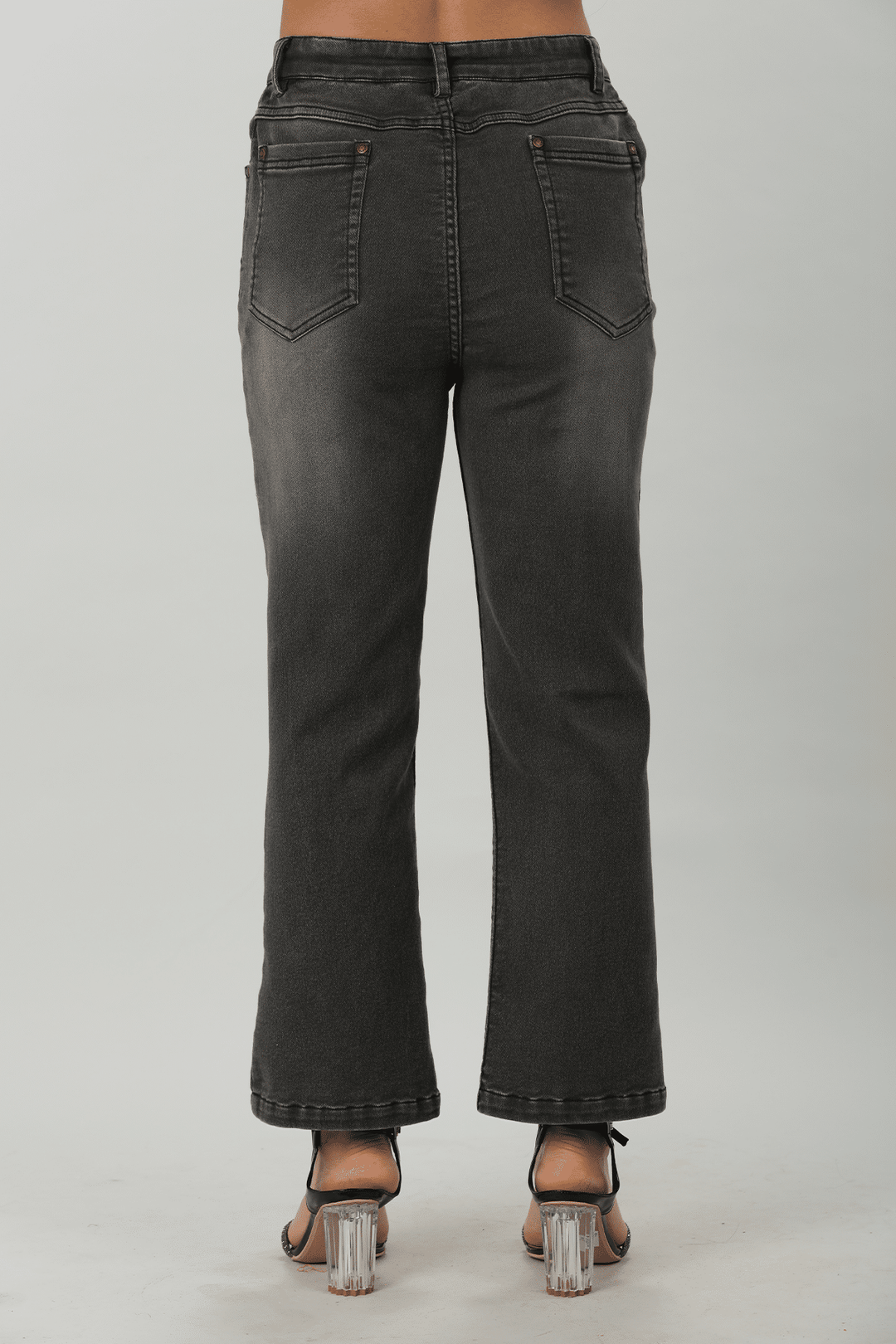 Black Regular Fit Denim Jeans