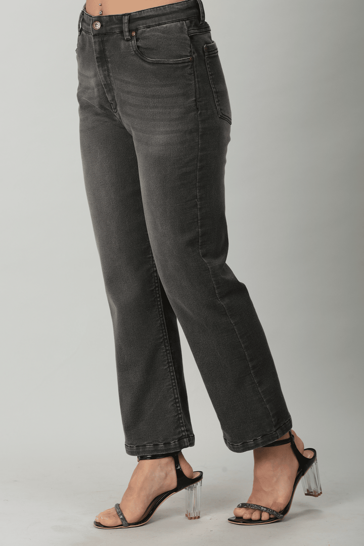 Black Regular Fit Denim Jeans