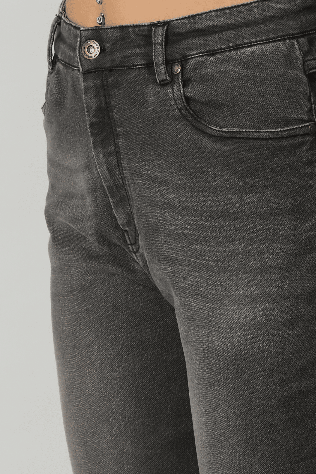 Black Regular Fit Denim Jeans