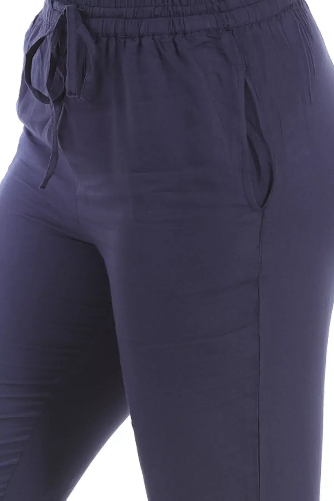 Navy Rayon Pants