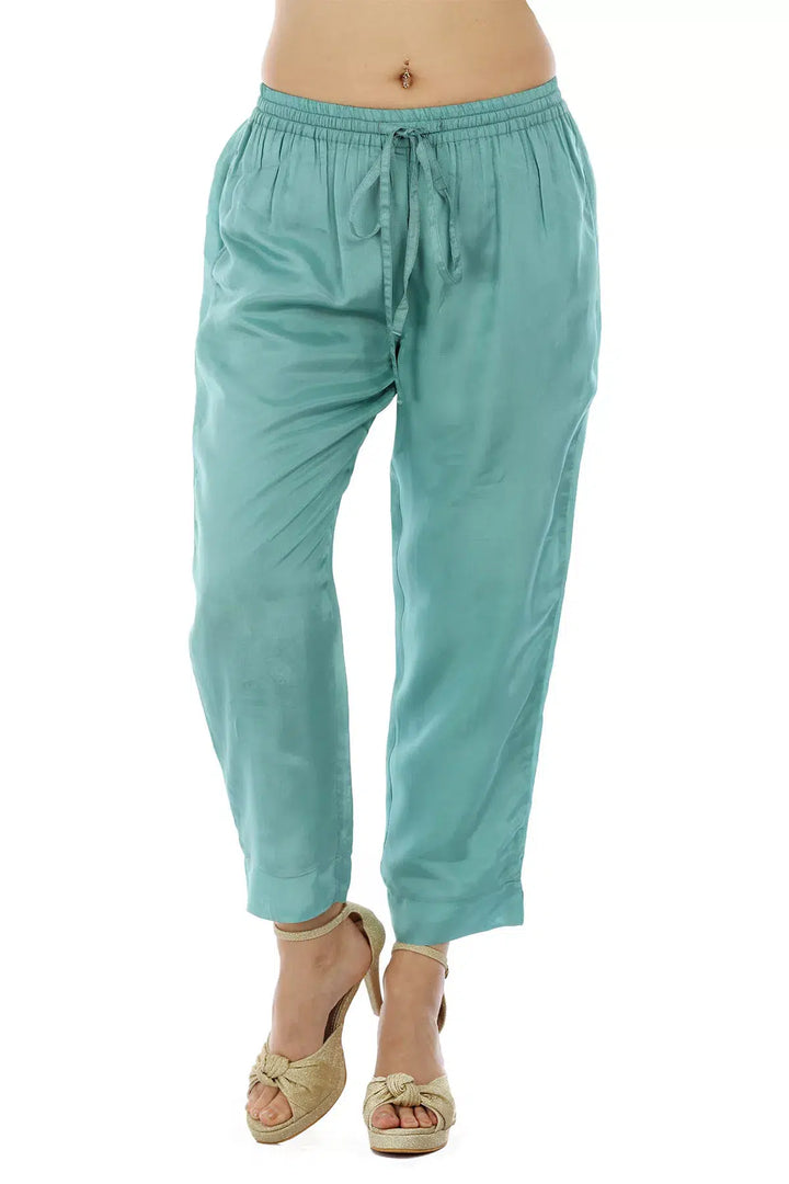 Blue Opada Solid Palazzo