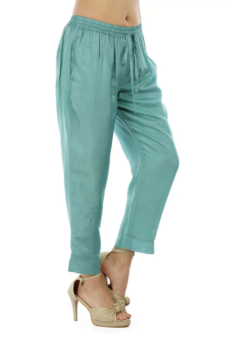 Blue Opada Solid Palazzo