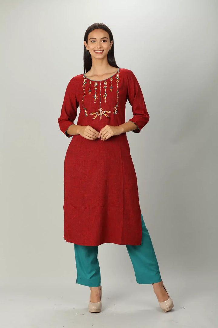 Teal Rayon Solid Palazzo