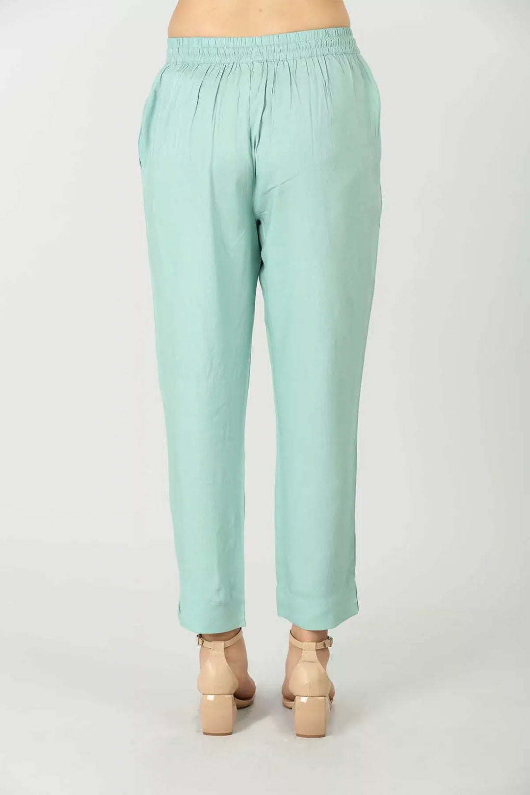 Solid Seafoam Blue Palazzo
