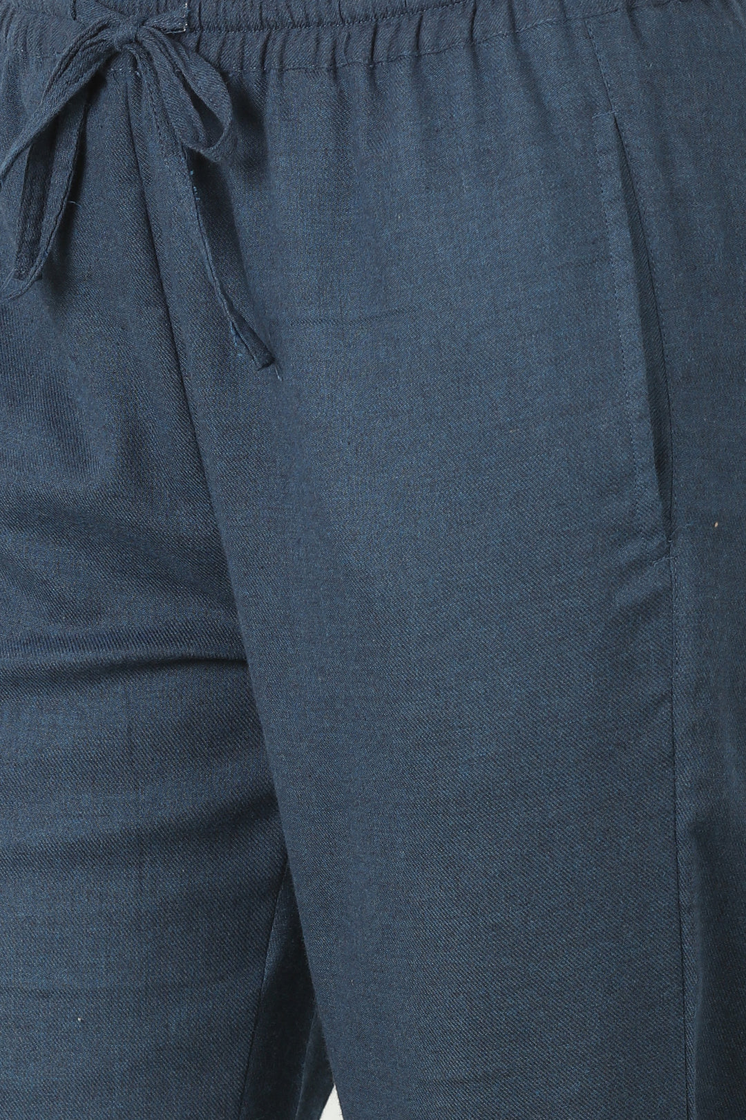 Blue solid palazzo