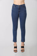 Blue Slim fit denim