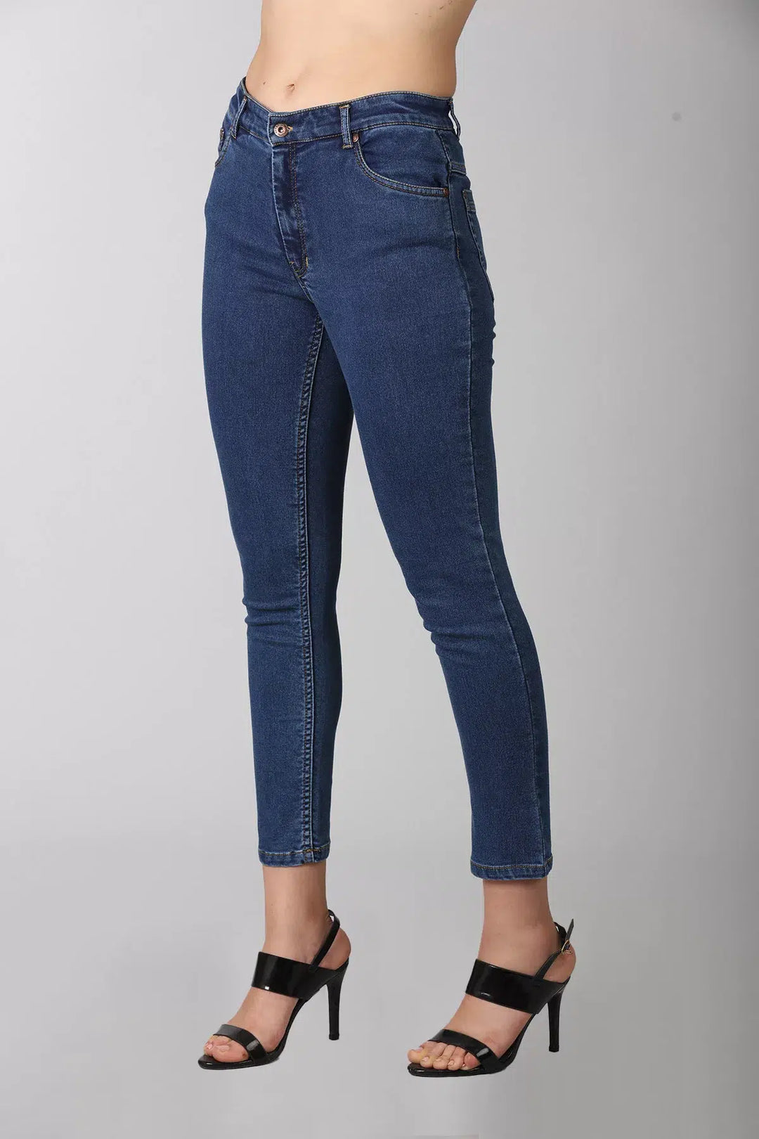Blue Slim fit denim