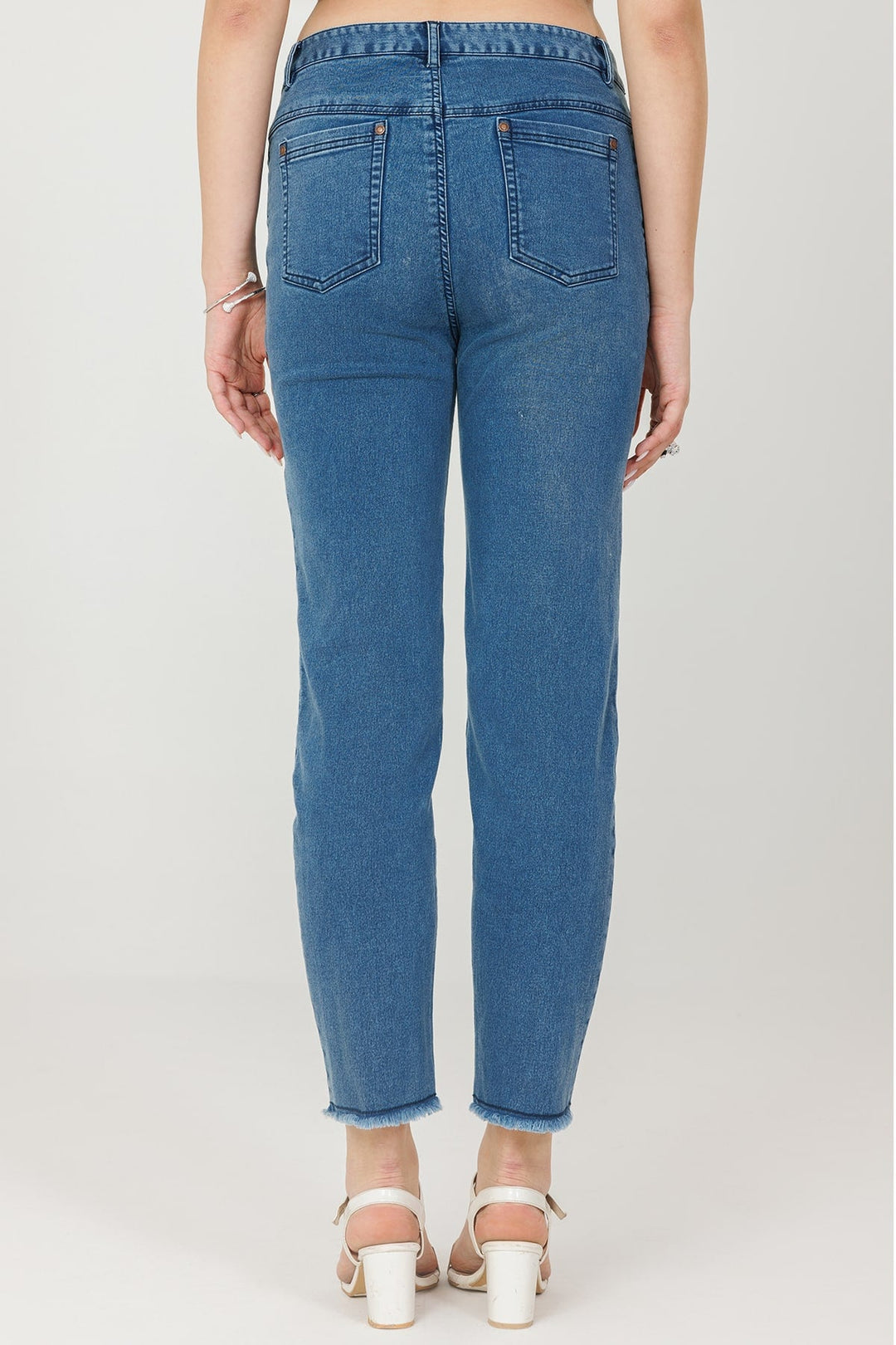 Light Blue Regular Fit Denim Jeans