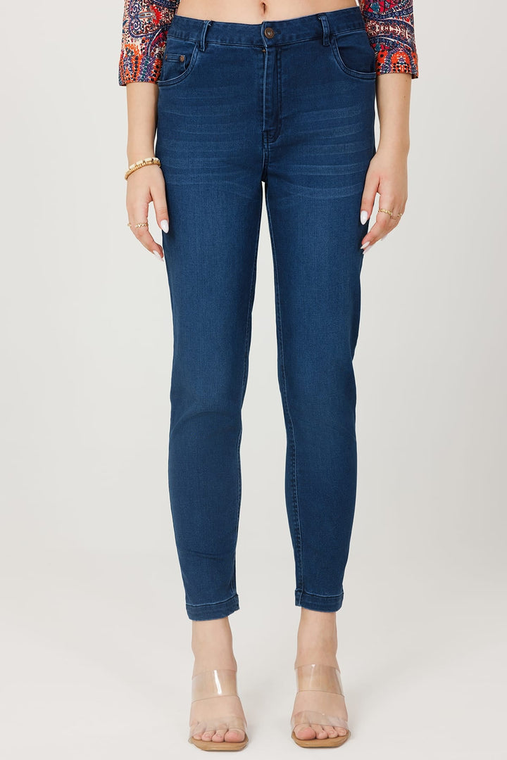 Dark Blue Slim Fit Denim Jeans