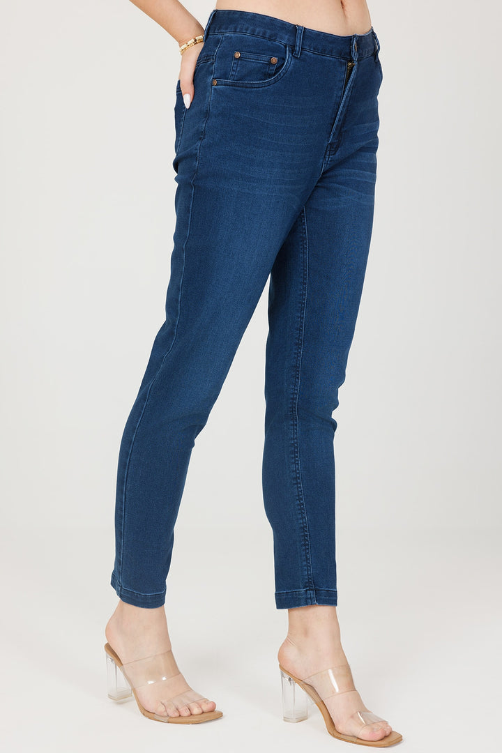 Dark Blue Slim Fit Denim Jeans