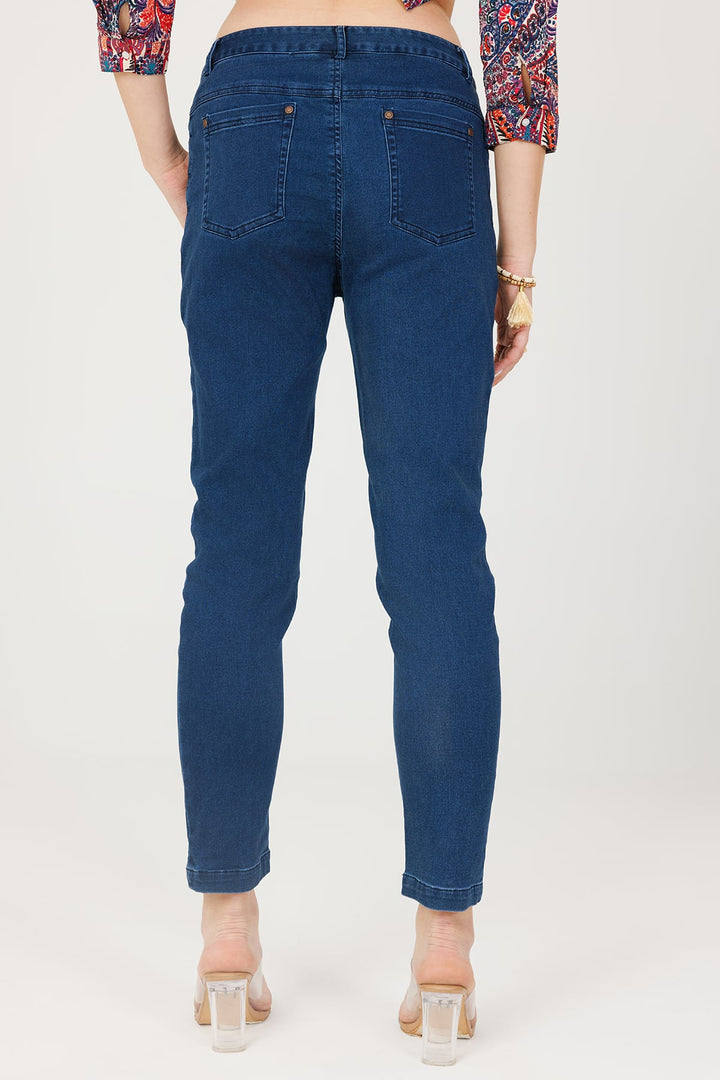 Dark Blue Slim Fit Denim Jeans