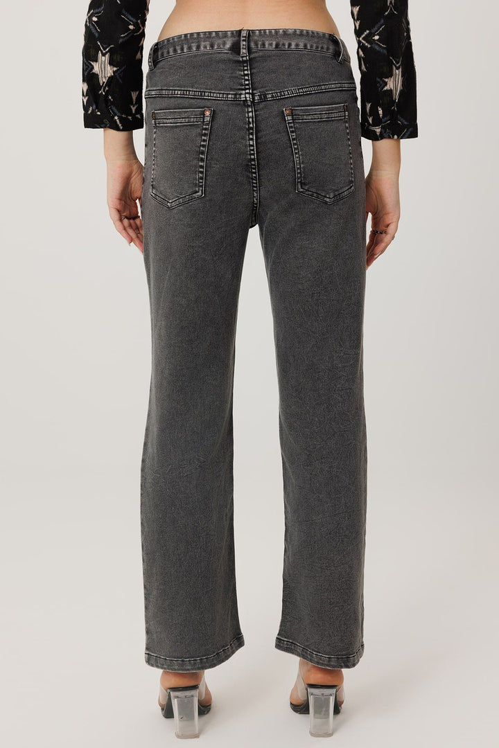 Grey Regular Fit Denim Jeans