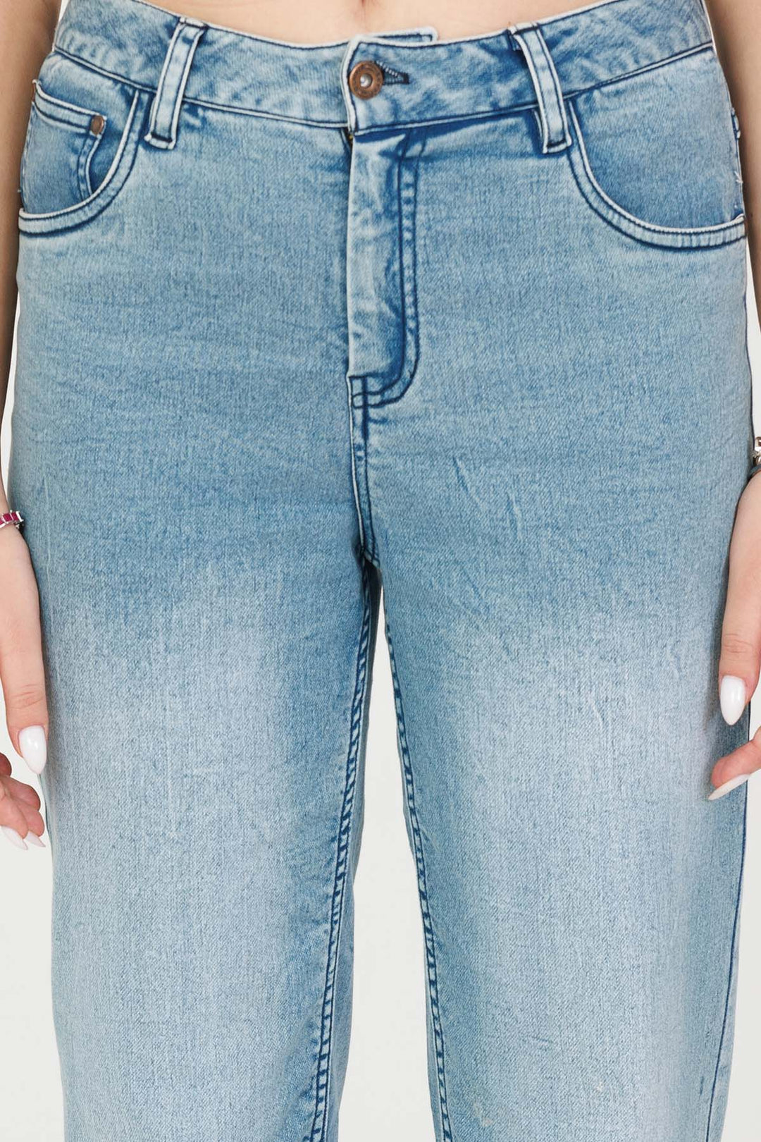 Blue Regular Fit Denim Jeans