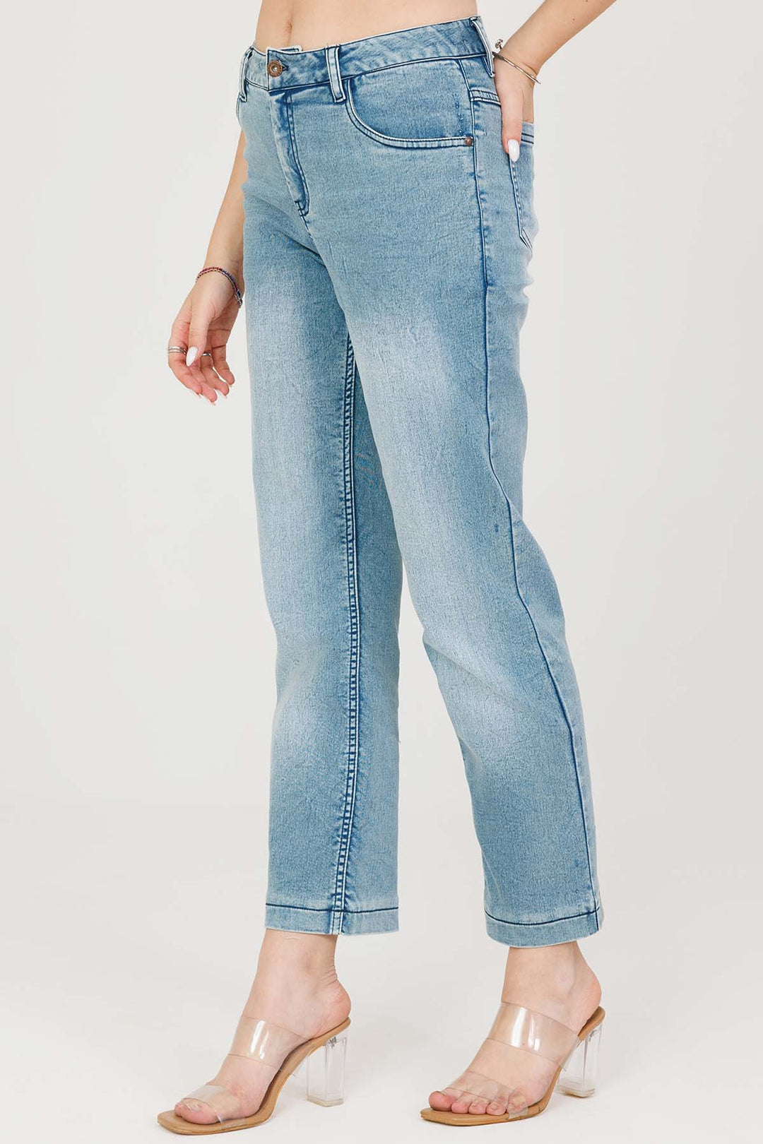 Blue Regular Fit Denim Jeans