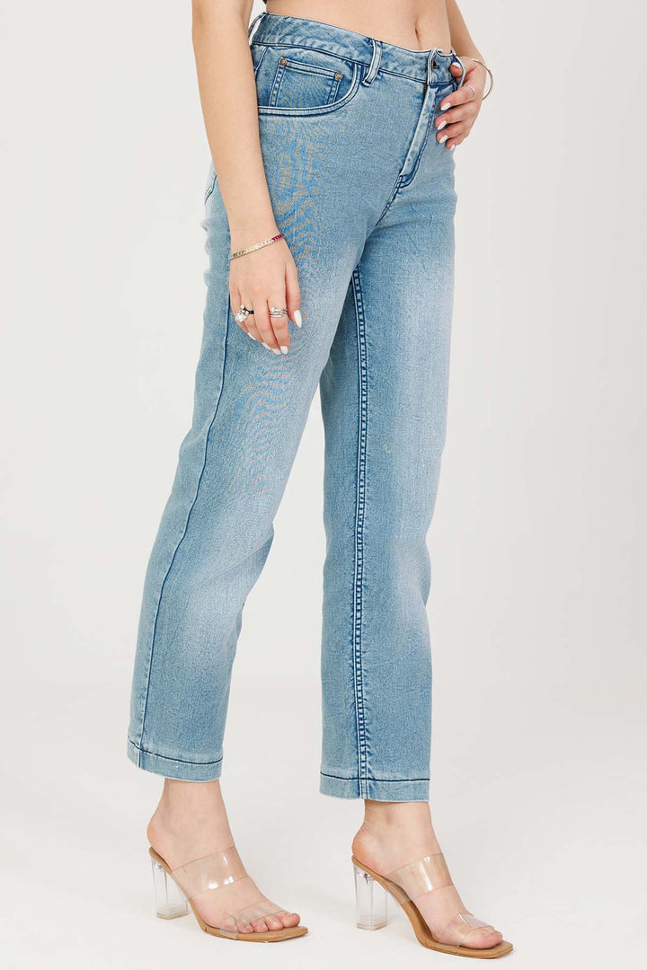 Blue Regular Fit Denim Jeans