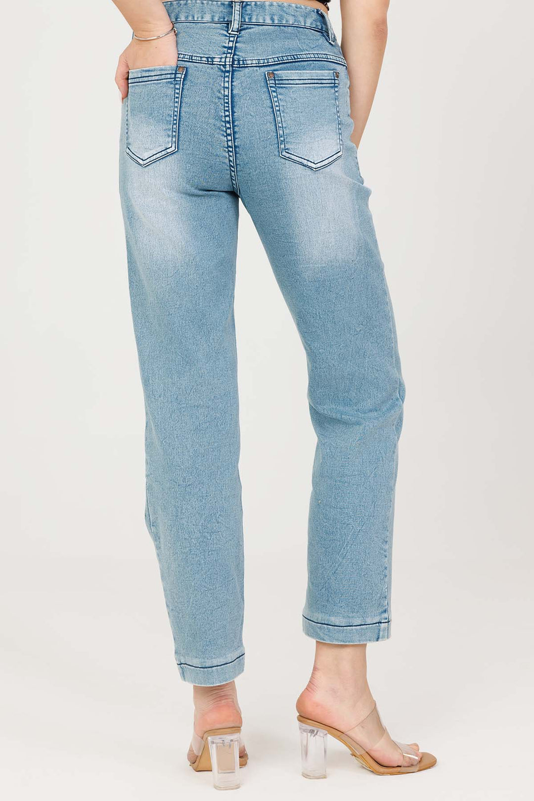 Blue Regular Fit Denim Jeans