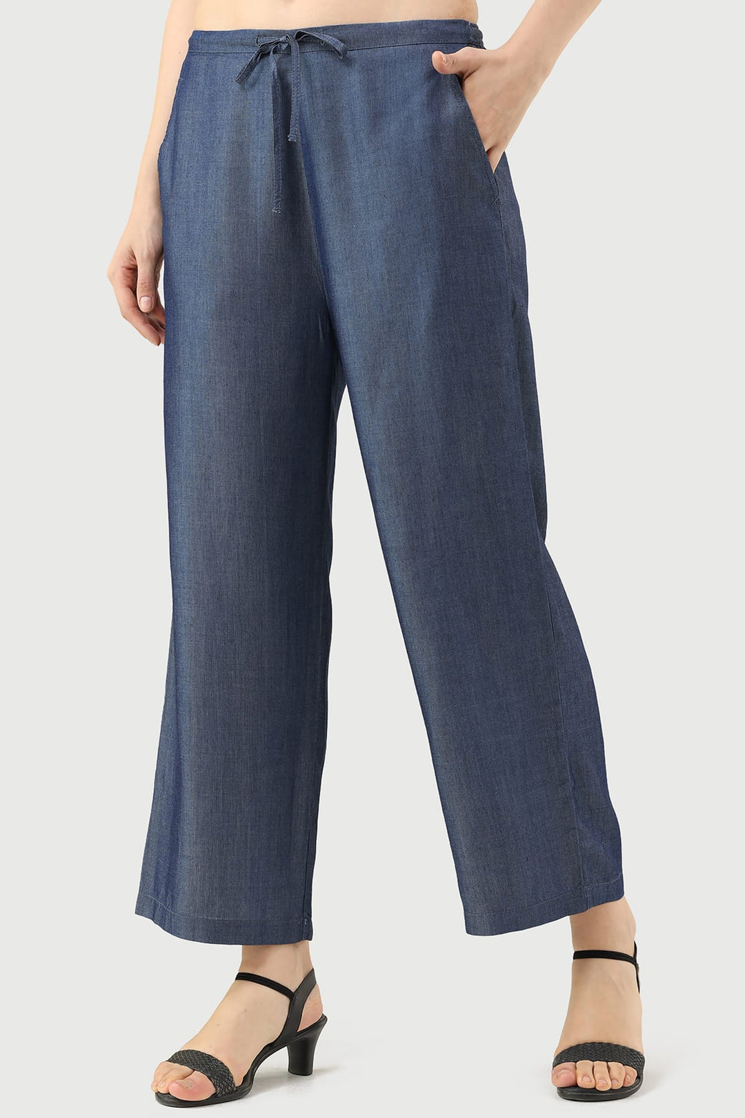 Blue Chambray Pant