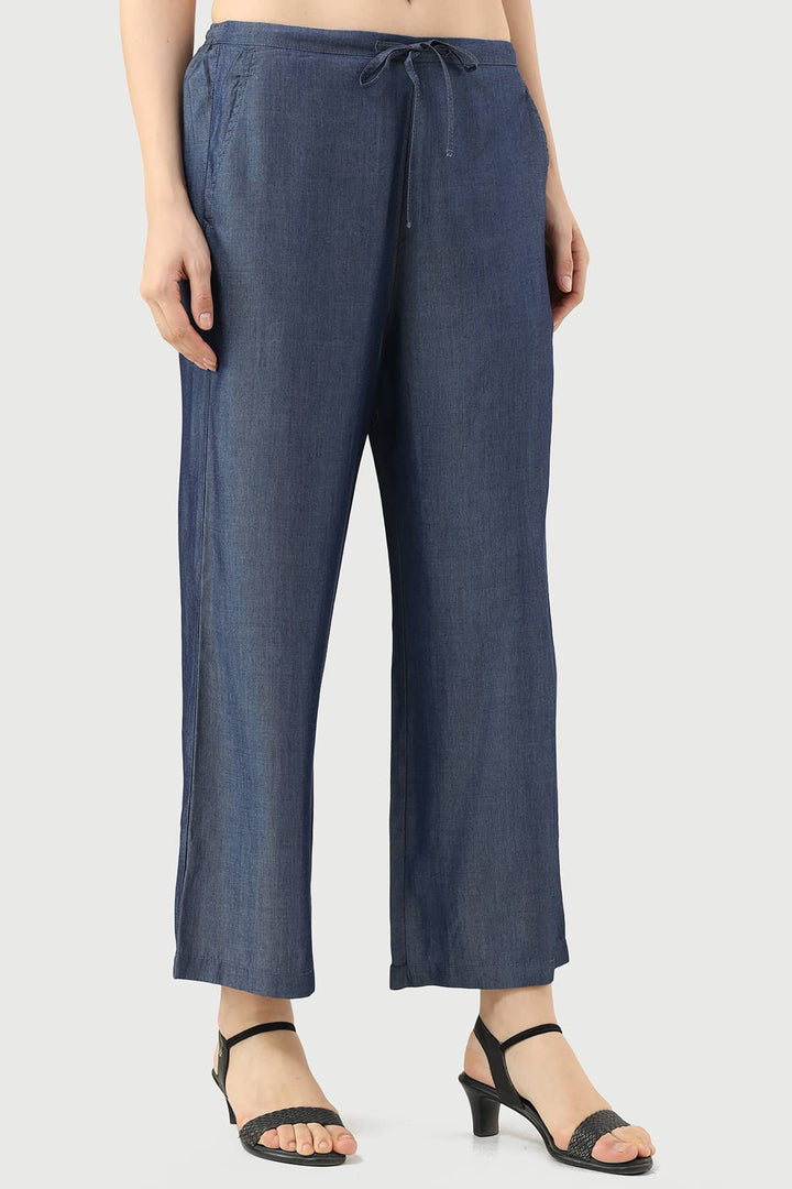 Blue Chambray Pant