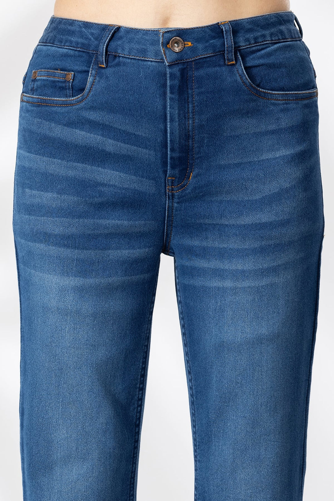 Bell Bottom Blue Denim Jeans