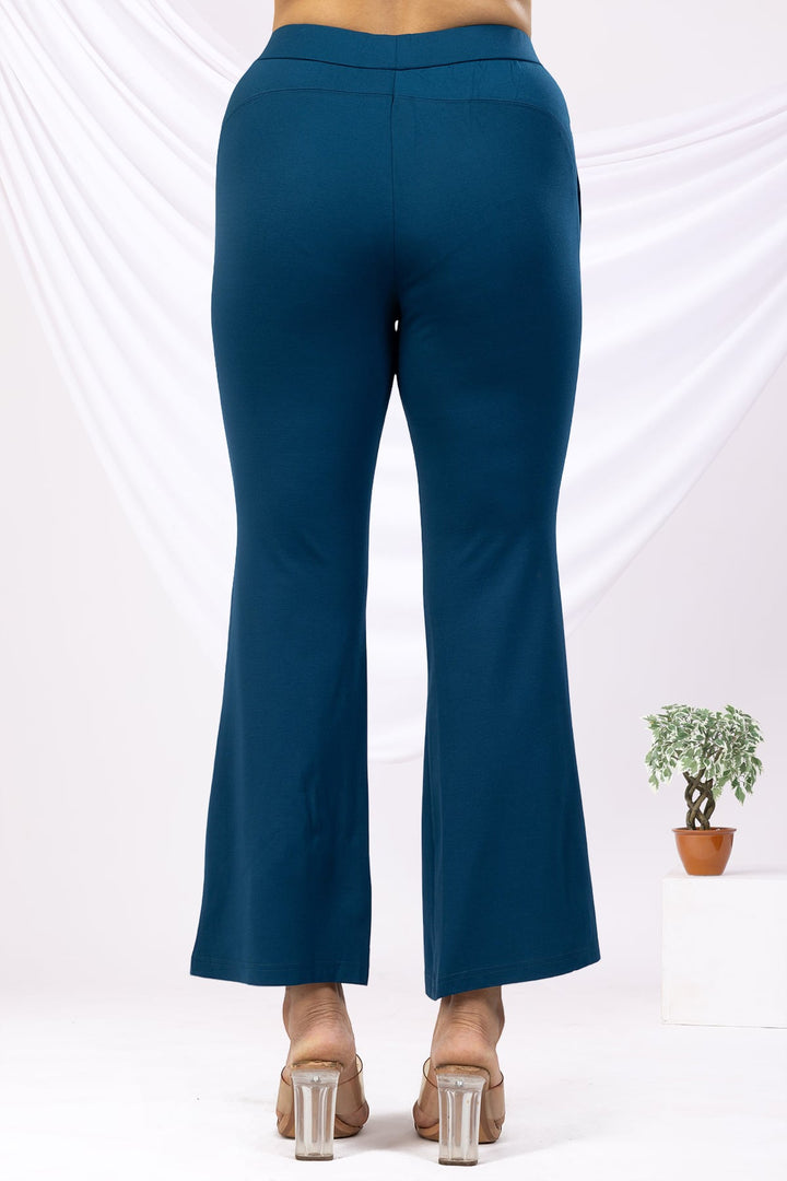 Blue Tencel Roma Spandex Pant