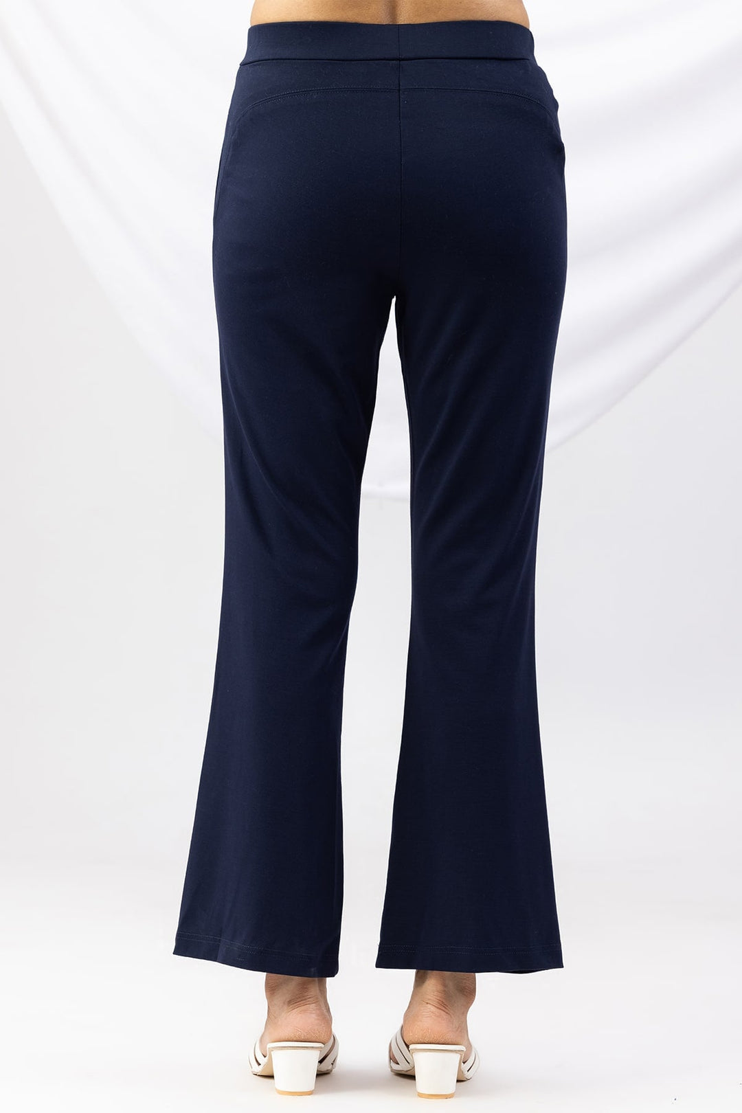 Navy Tencel Roma Spandex Pant