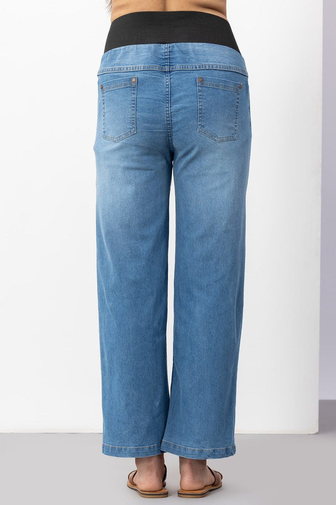 Blue Straight Fit Denim Jeans