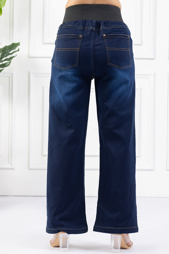 Blue Straight Fit Denim
