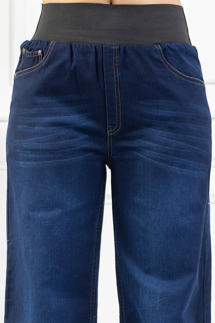 Blue Straight Fit Denim
