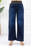 Blue Straight Fit Denim