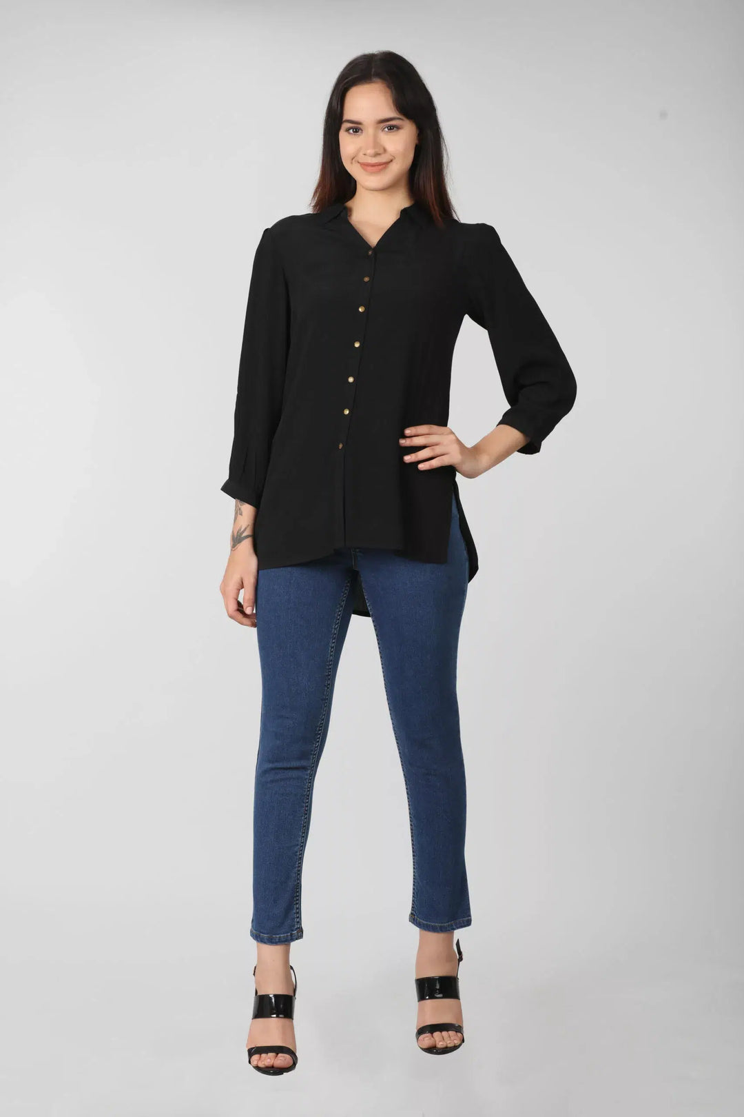 Blue Slim fit denim