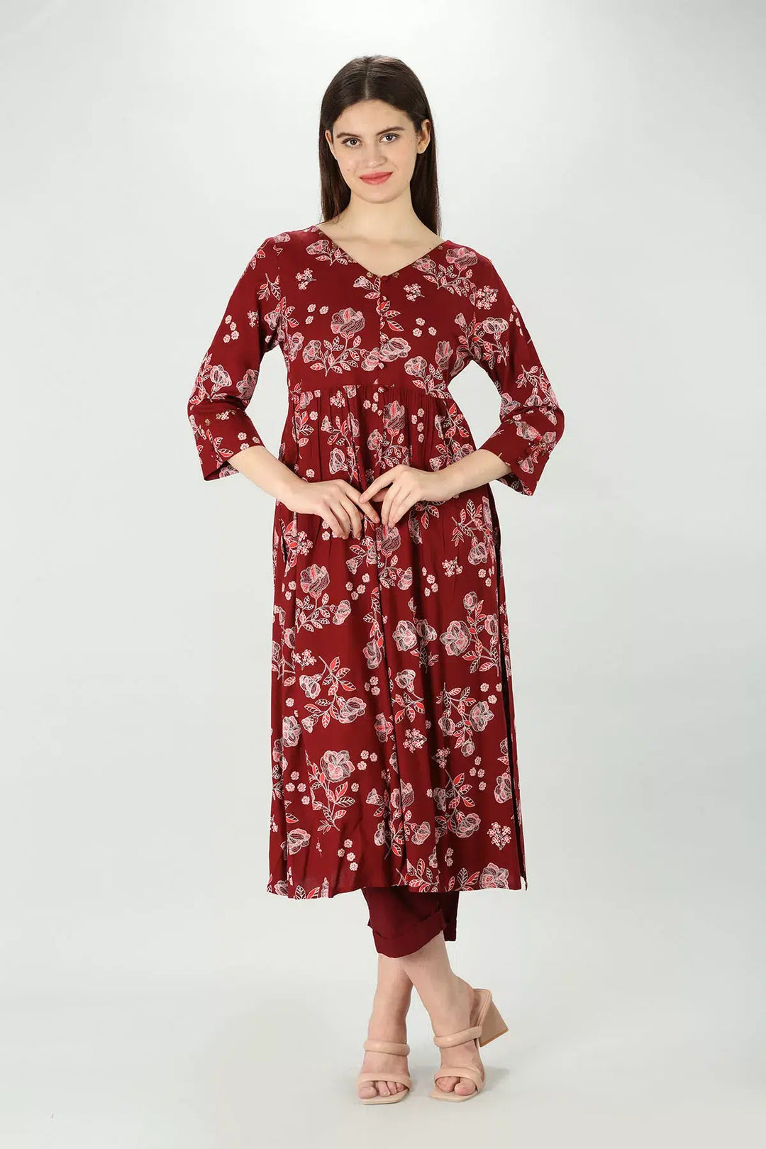 Vermilion cotton Pants