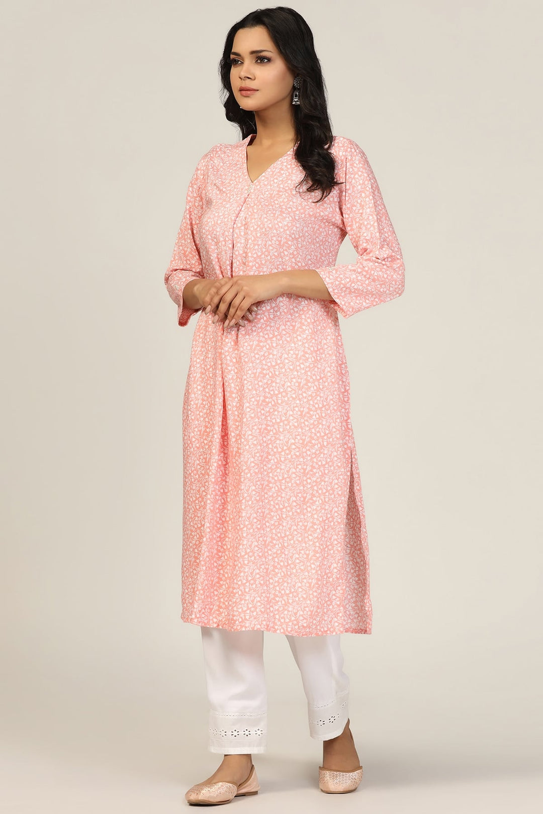 Wisteria Way Rayon Kurti