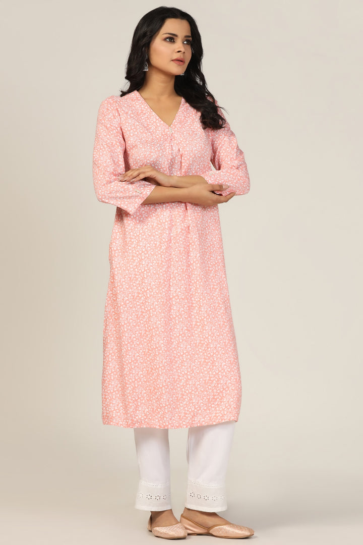 Wisteria Way Rayon Kurti