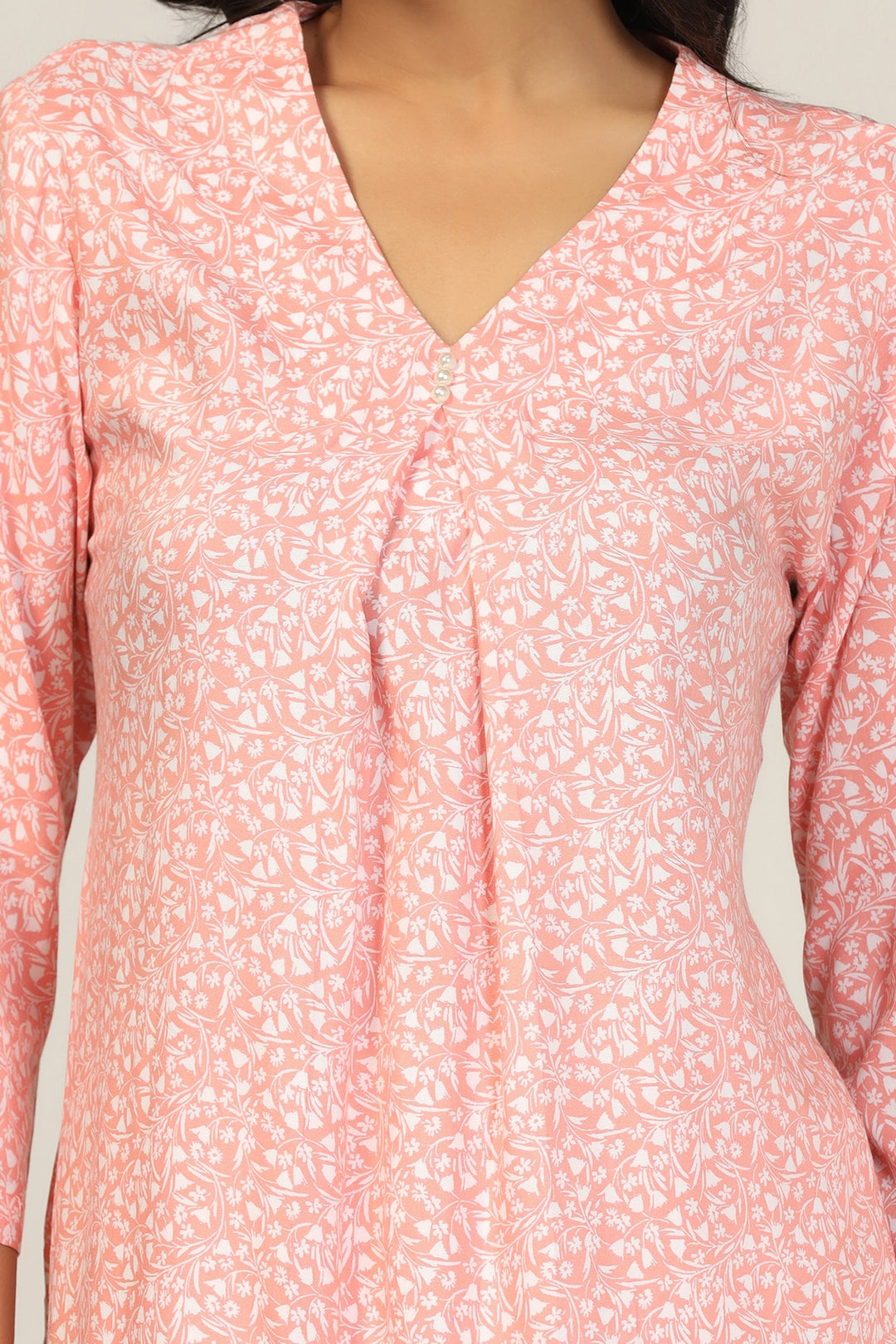 Wisteria Way Rayon Kurti