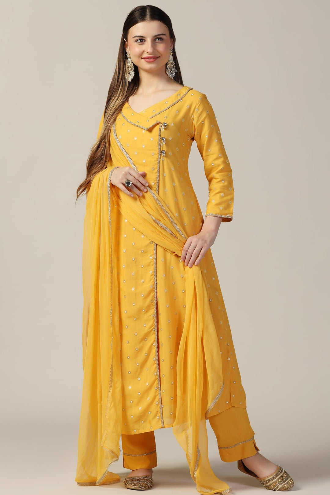 Mustard Glow Festive Dupatta