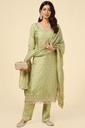 Green Emerald Elegance Festive Kurti