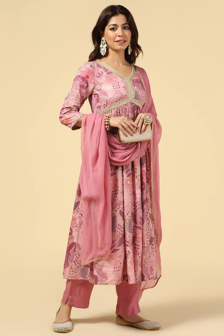Pink Radiance Festive Palazzo