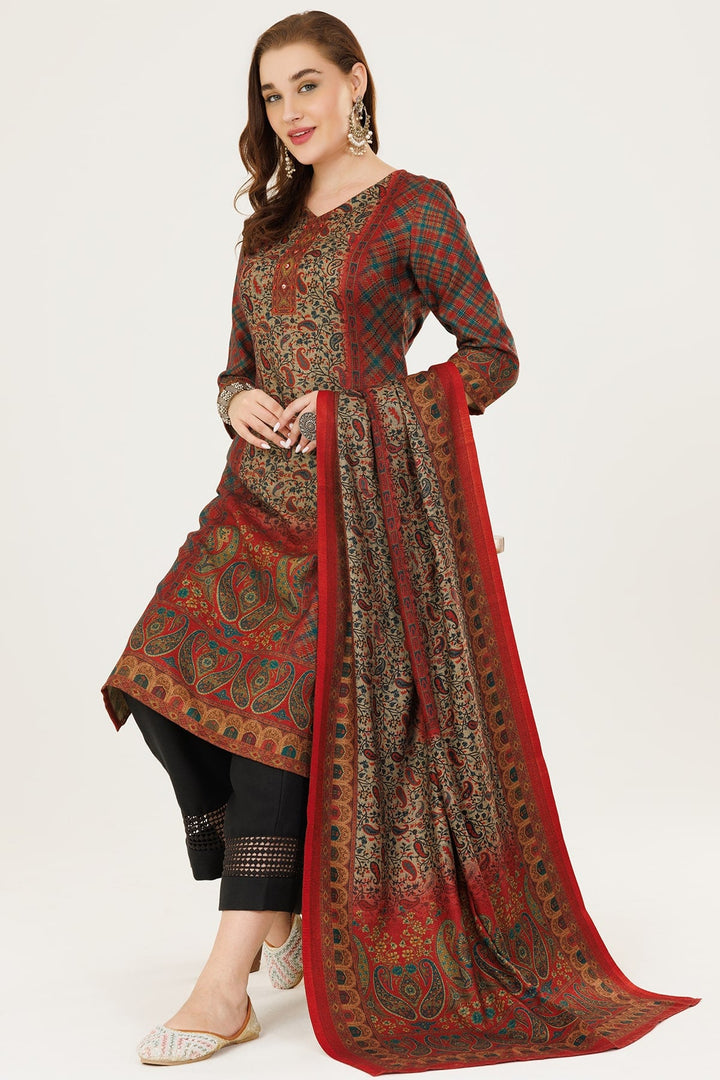 Black Winter Palazzo in Pashmina