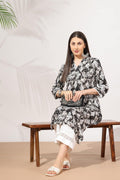 Grey Pintuck Rayon Kurti
