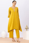 Mustard Yellow Kurta Set For Women