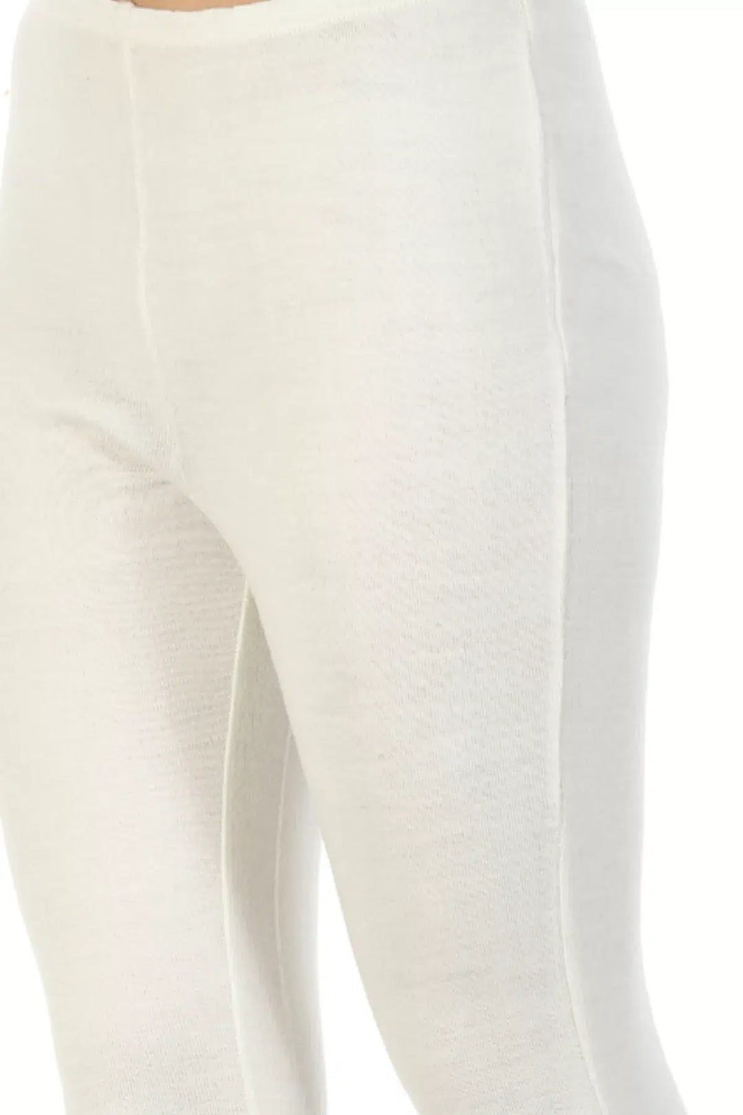 Off white  SOLID ANKLE LENGTH SLACKS