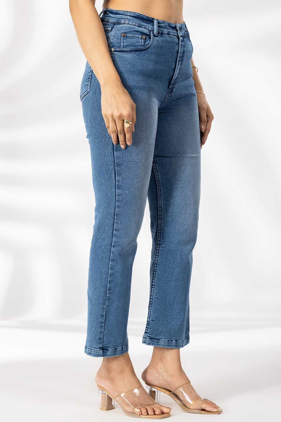 Bell Fit Blue Wash Denim Jeans