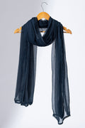 Navy Blue Chiffon Viscose Dupatta